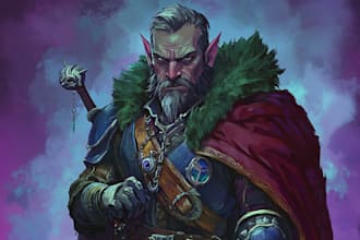 create realistic dnd character arts
