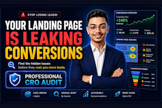 audit your landing page for more leads
