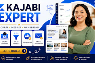 design kajabi sales page, kajabi landing page website for kajabi online course