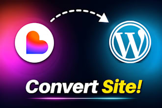 convert your lovable website to wordpress using elementor