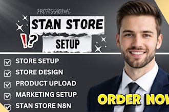 do stan store, stan store setup, stan store design, stan store marketing