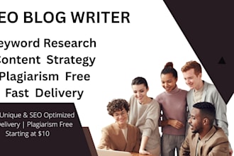 write SEO blogs articles and websites content