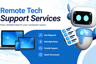 fix your computer issues and provide remote IT support