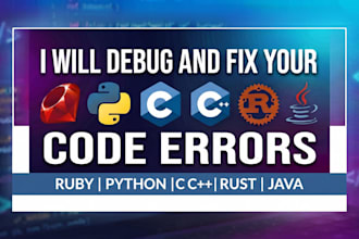 debug and fix your code errors in several languages