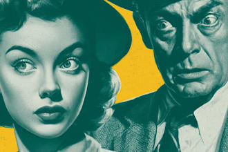 create a 1950s vintage movie poster for indie films and festival submission