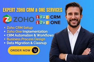 setup zoho crm zoho one crm automation workflow consultant crm customization