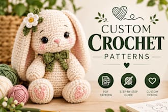 create custom crochet patterns and amigurumi PDF instructions