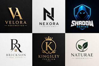 minimal lettermark logo design