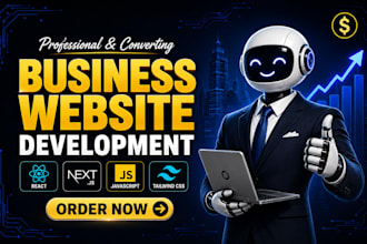 design a professional business website that converts visitors