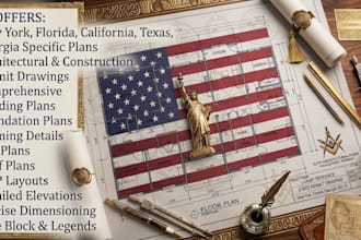 california texas georgia az ny fl civil and structural engineer permit drawing