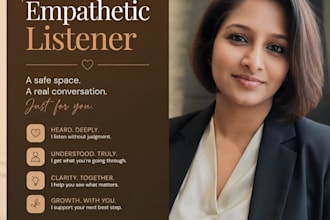 help you untangle your thoughts through empathetic listening