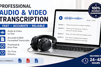manually transcribe audio or video into text