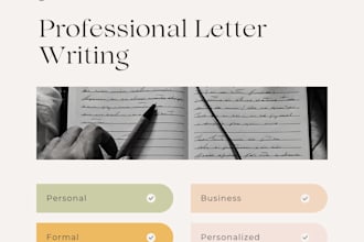write heartfelt, personalized or professional letters