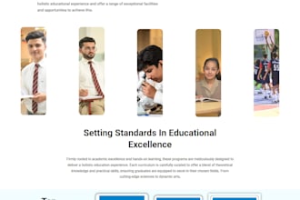 design a school, college, or university website