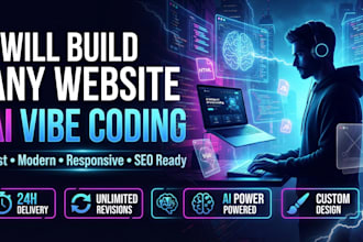 build any modern website using ai vibe coding