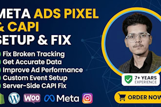 fix meta pixels tracking issue and setup meta campaigns