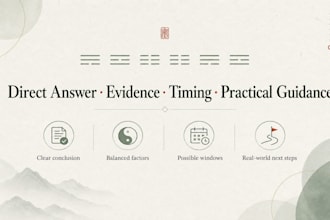 provide a focused chinese liu yao I ching reading
