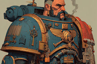 draw a fantasy or warhammer 40k character