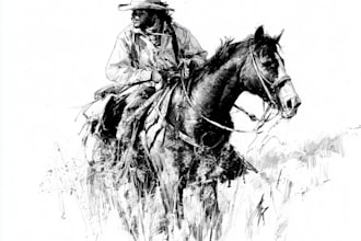 draw creative illustration, line art, pen, vintage ink sketch
