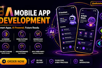 develop ai mobile app, ai chatbot, mobile app development, develop ai website
