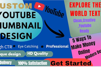 design professional youtube thumbnails in canva