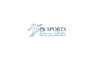 design pk sports dance studio logo