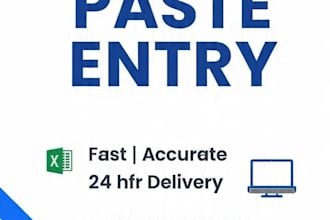do professional copy paste work and web research for your business 5 bucks off
