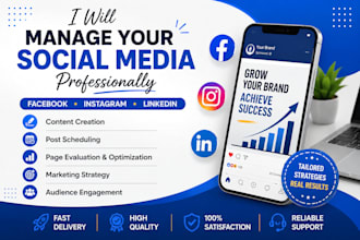 manage your social media and create engaging content