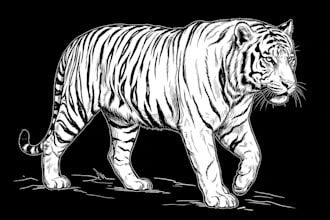 create pen and ink illustrations for books and merch