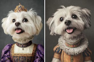 do princess portrait female focused disney pet portrait art