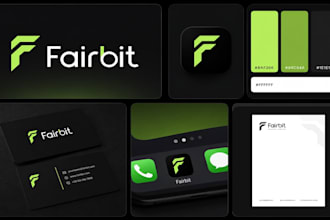 design a complete brand identity with logo and guidelines