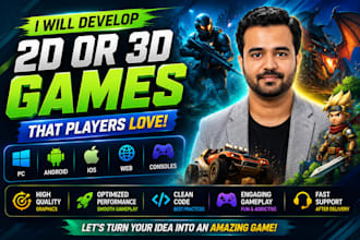 develop unity games professionally