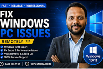 fix windows PC issues remotely