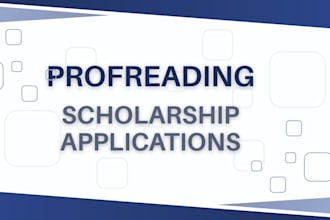 proofread your scholarship application in 24 hours