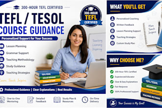 help you complete your tefl or tesol course with expert guidance