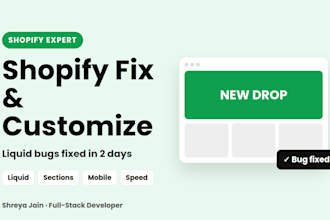 customize your shopify theme and fix liquid code issues