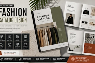 design digital product catalog, fashion catalogue, lookbook, sell, linesheet