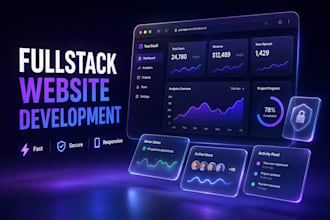 build a fullstack website with react or vue