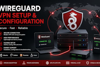 set up a secure wireguard VPN