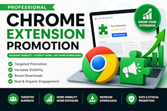 promote your chrome extension to real users for downloads