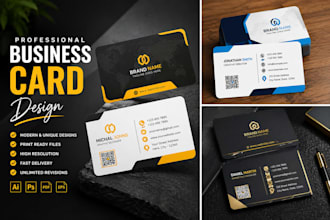 design a professional modern business card