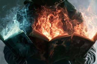 design amazon KDP fantasy, mystery and thriller book covers