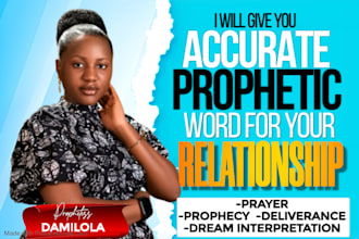 give you accuaret prophetic word for you relationship, home and marriage