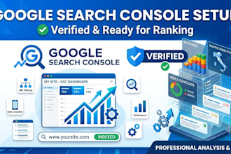 setup and verify google search console with sitemap