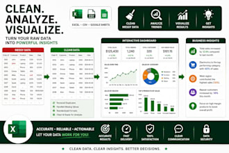 data cleaning and formatting in excel and CSV
