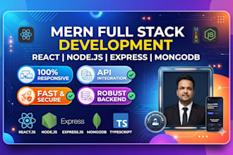 develop full stack mern web application