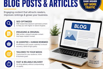 write SEO optimized ai blog posts and articles