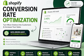 increase your shopify sales with a conversion rate optimization