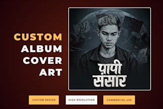 design professional music cover art