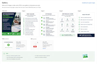 analyze and document erp business requirements and workflows